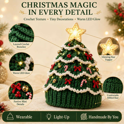 Layla's Christmas Tree Crochet Hat Kit