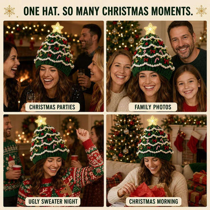 Layla's Christmas Tree Crochet Hat Kit