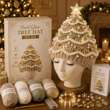 Layla's Christmas Tree Crochet Hat Kit