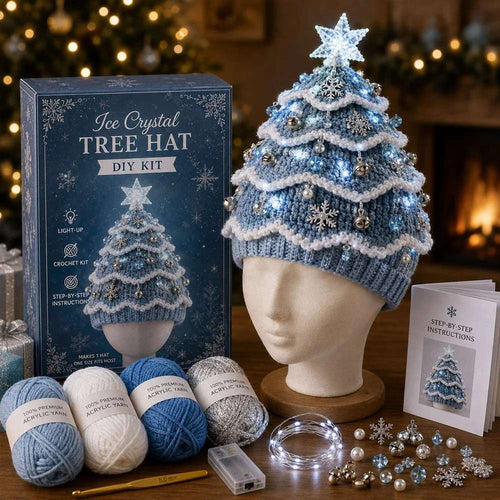Layla's Christmas Tree Crochet Hat Kit
