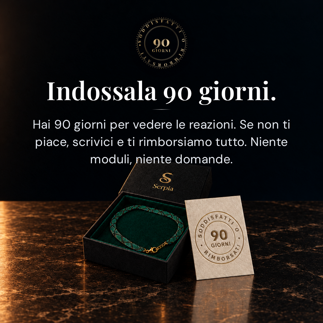 Garanzia Serpia: soddisfatti o rimborsati entro 90 giorni