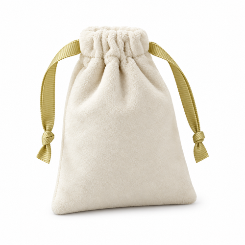 Velvet jewelry pouch